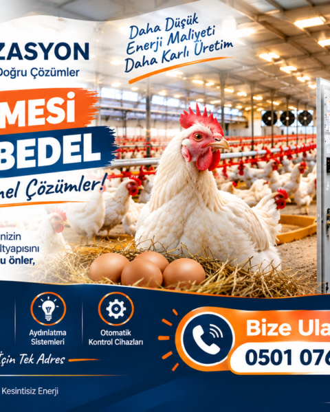 İzmir Kompanzasyon_ Tavuk Kümeslerinde Enerji Verimliliği İzmir Kompanzasyon_ Tavuk Kümeslerinde Enerji Verimliliği